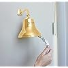 Nautical-Cove-Solid-Brass-Ships-Bell-Tall-and-Wall-Mountable-Clear-Ring-for-Indoor-and-Outdoor-Use