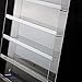 Cq acrylic Wall Mounted 72 Bottles of 5 Layers Clear Acrylic Nail Polish Rack,15.4
