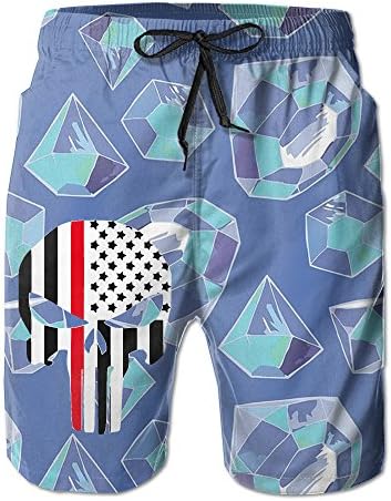 Wild Beast Summer Beach &amp; Pool Swim Trunk Shorts For Men's With Pockets