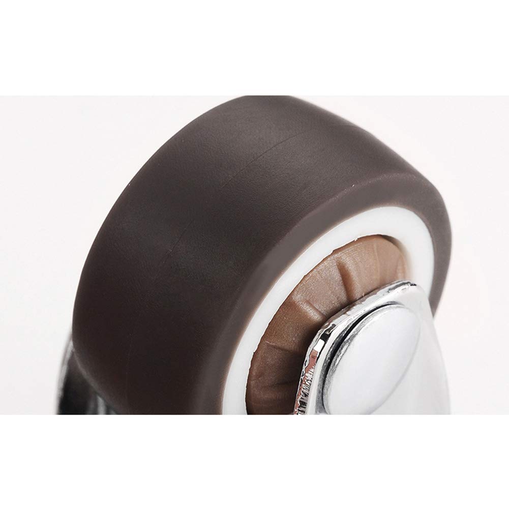 Rotelle Gomma 3/4 Pollici Con Freno - Filetto M10 Per Mobili E Carrelli, Capacità 80kg - Foto 7