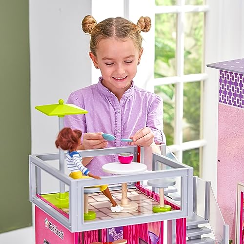 KidKraft Uptown Wooden Modern Dollhouse with Lights & Sounds, Pool and 36 Accessories Pricepulse