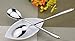 Korean Spoon,Stainless Steel Long Handle Soup Spoons,Long Tablespoon,Coffee Spoon,Silver,Pack of 5 (8.7x1.6 inches)