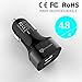Stalion 2-Port USB Dual Rapid Travel Vehicle Car Charger for iPhone 6 6s 7 Samsung Galaxy S7 S6 Edge Plus Universal Smartphones & Tablets (Jet Black)