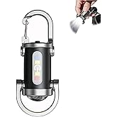 1200lm Ultra-Bright Mini Keychain Flashlight, Portable Rechargeable Bright Keychain Flashlight for Camping, 7 Lighting Modes
