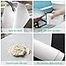 YIHEPLER Placemats, Silicone Placemat Set of 6 Non-Slip Heat Resistant Waterproof wipeable Place mats for Kitchen Dinner Table,Baking Table mat Used by Toddler,Baby,Infant,Kids,Children Adults White