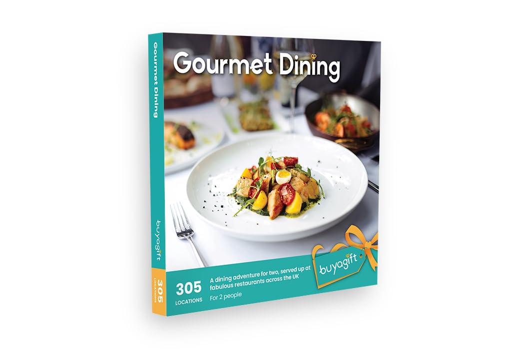 Buyagift Gourmet Dining Experience Gift Box for 2 – 305 Fine Dining & Tasting Menus