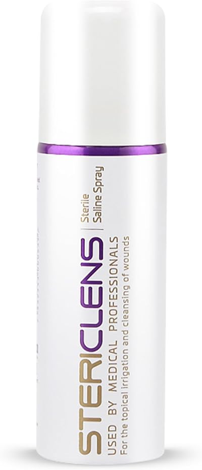 Stericlens Sterile Saline Spray 100ml Wound Cleansing Aftercare