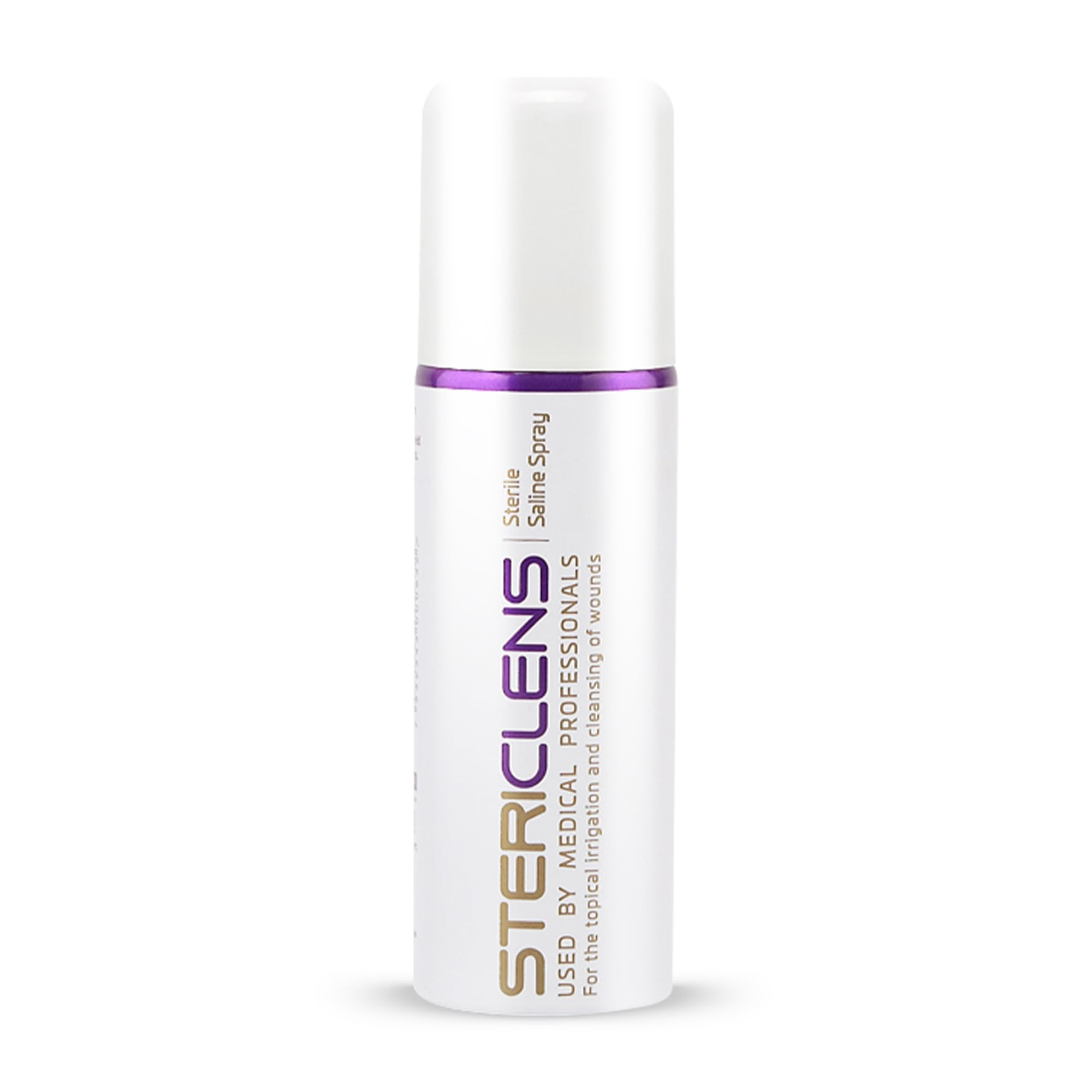 Stericlens Sterile Saline Spray, Wound Cleansing & Piercing Aftercare Spray - 100ml