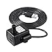 ECEEN USB Pump Mini Submersible Water Pumping for Aquarium Fish Fountain Garden House Water Hydroponic Powered Via USB DC 3.5-9V 1-3W (Black)