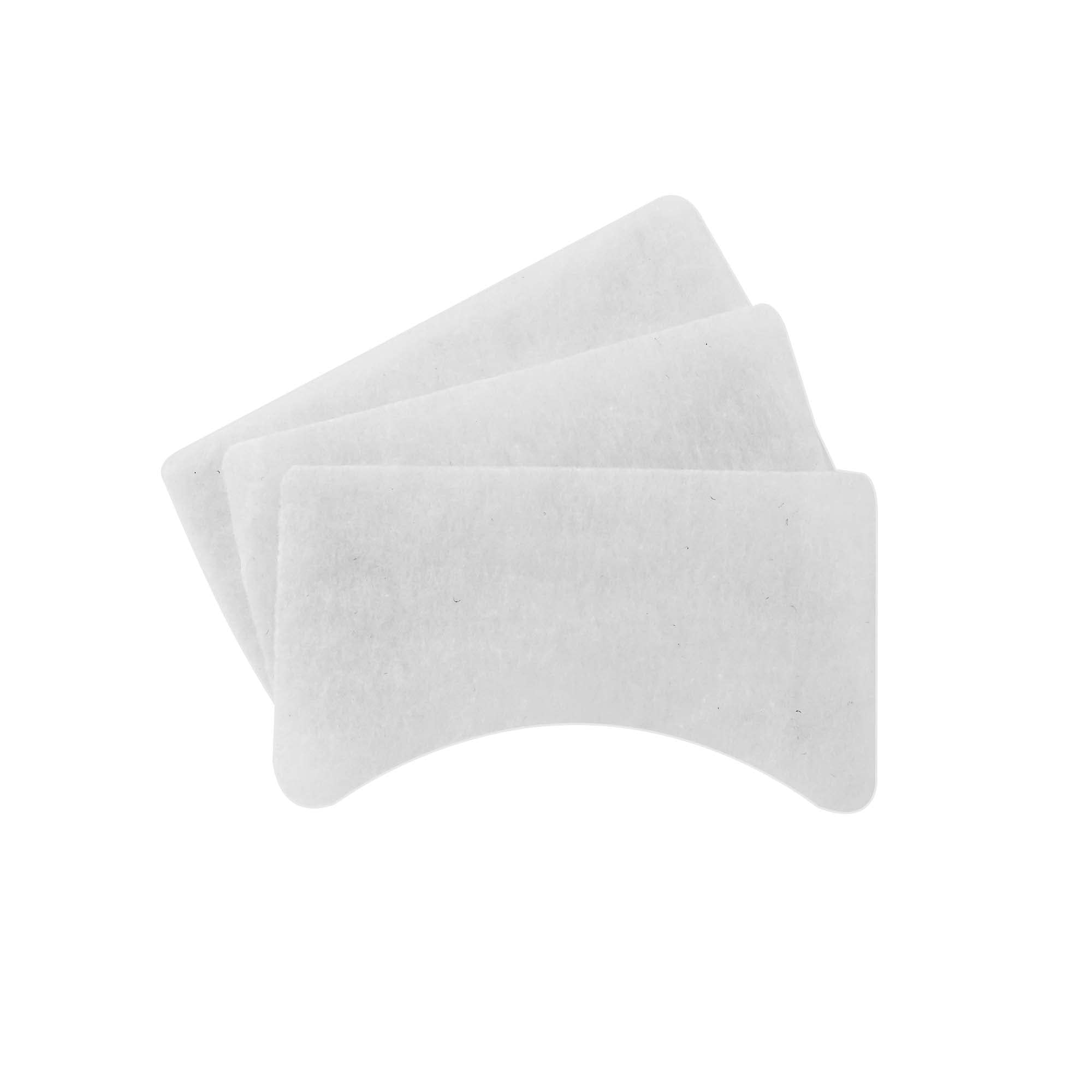 OVENTE Charcoal and Oil Vapor Replacement Filter Set Compatible with 1.5L Electric Deep Fryer FDM1501BR, 3-Pack Odor-Reducing Filters for Cleaner, Safer Home Frying, Black & White ACPFDM1503
