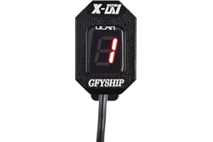 KYN For Honda TRX ATVs FI Model All Years Rebel 500 2017 2018 Motorcycle Gear Indicator LED 1-6 Level Display Shift Light Bike Meter (Red,With Honder)