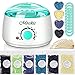 Waxing Kit, Mosskic Wax Warmer Hair Removal Home Wax Kit with 17.6oz Hard Wax Beans for Women Men of All Body, Face, Bikini Area, Legs