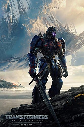 Transformers: The Last Knight (2017) - Optimus Prime Movie Poster (20" x 30") Matte Style (Thick): TLK01