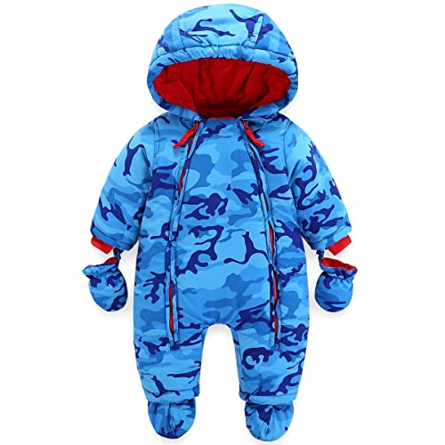 JiAmy Baby Snowsuit for Boy Girl Infant Winter Snow Suit 0-3 Months at Amazon