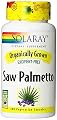 Solaray Organic Saw Palmetto Supplement, 555 mg, 100 Count