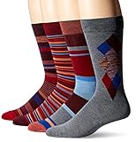 Van Heusen Men's 4 Pack Fashion Dress Sock