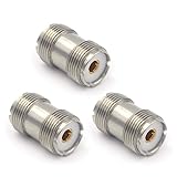 VCE 3-Pack PL-259 UHF Female to Female Coax Cable