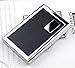 HONB Travel Card Holder Stainless Steel RFID Blocking Slim Business Card Case