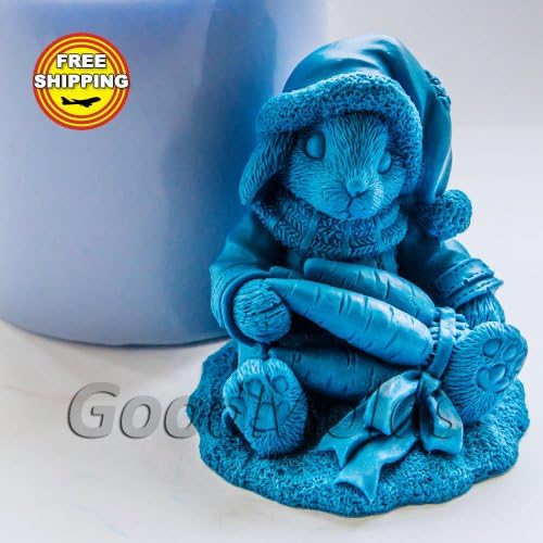 Soap Mold Rabbit with Carrot 3D