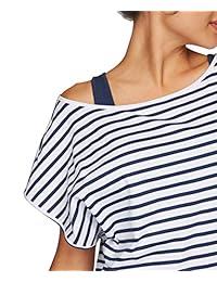 Vestido de verano para dama, 2 piezas, casual, holgado, con estampado superior, mini vestido sin hombros