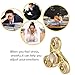 MAXAH Hand Fidget Spinner with Diamonds High Speed Alloy Gyroscope Focus Toy Stress Reducer Relieve Anxiety and Boredom,Passed the Safety Standard ASTM F963-16 Test