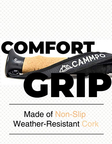 Trekking Poles for Hiking - Hiking Poles - Collapsible Hiking Sticks for Men and Women