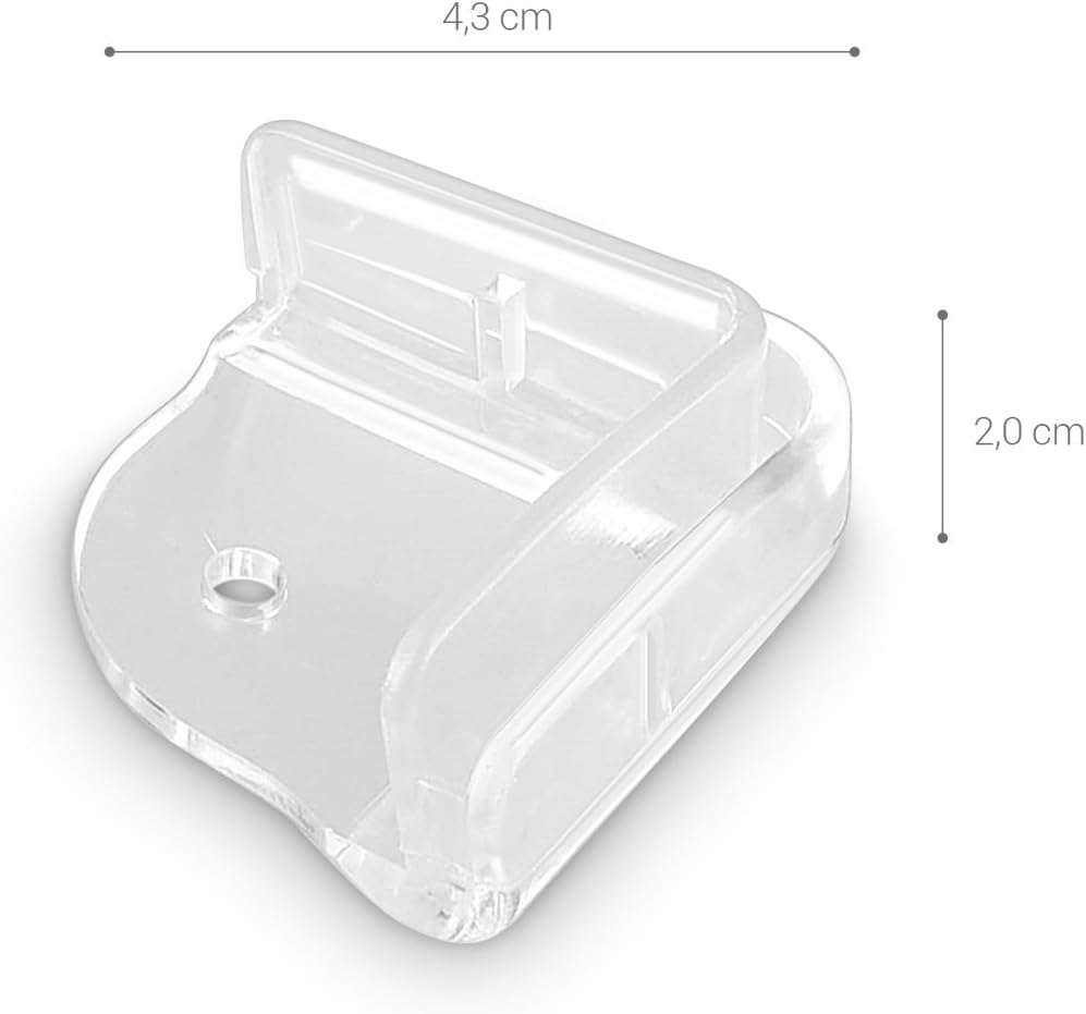 Navaris x Protection Coin De Table Protection Coins Tables En Verre Protege Angles Meubles En Silicone Transparent Carre Pour Enfant Et Bebe Securite Domestique Bebe Puericulture Thac Or Th