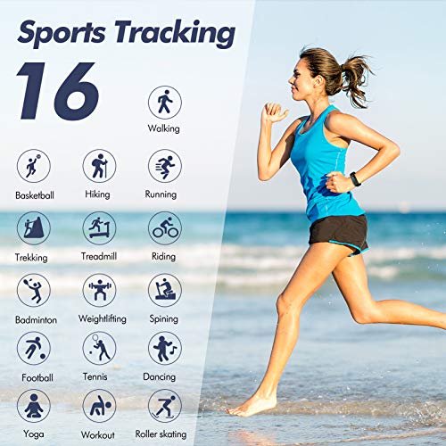 Toplus Fitness Tracker, Activity Tracker for Heart Monitor, Sleep Tracker, Smart Watch with GPS