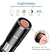 Utopia Home Handheld Tactical LED Flashlight - Zoomable and Adjustable Focus - 5 Lighting Modes - Rechargeable 18650 Battery