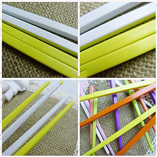 6 Pcs Training Chopsticks, Easy To Use Safe And Non-Toxic Fun Helper, For Kids Beginners Baby, 3 Color - Thumbnail 3