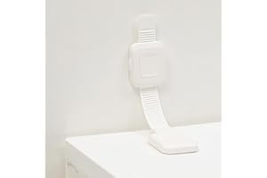 YEYA Upgraded No Drill Furniture Anchors for Baby Proofing, Anti-Tip Adjustable Straps, 2 Pack