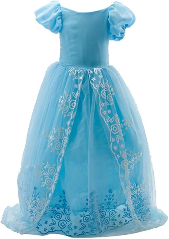 Amazon Co Jp シンデレラドレス コスプレ 子供 女の子 ハロウィン パーティー コスチューム 服 ファッション小物