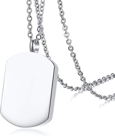 dog tag urn necklace