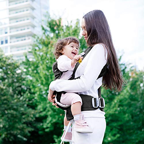 Baby Carrier for Men & Women - All Carry Positions Baby Carrier - Infant Carrier - Backpack Baby Carrier -Hiking Baby Carrier - Cotton (Black Camel)