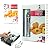 Cookie Press Kit, Includes Storage Case with 25 Seasonal Discs & 8 Icing Tips, Plus FREE Recipes, Helpful Tips and How To Use Videos. DKST Kitchen's Highest Quality Spritz Dough Gun Biscuit Maker