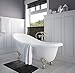 Clara Clark 2 Piece Bathroom Rug Set - Memory Foam, Bath Mat Set, Plush, Cozy, Ultra Soft, Non Slip, Machine Washable, Quick Dry - 24” x 17”+ 32” x 20” - Black