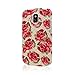 Radiant Z740 / Sonata 4G Case, MPERO SNAPZ Series Rubberized Case for ZTE Radiant Z740 / Sonata 4G - Vintage Red Roses