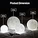 Sybedu (3.5 inch) Moon Lamp,3D Printed Children Night Lights for Bedroom Bedside, Eye Caring LED with USB Recharge, 2 Colors Adjustable Brightness
