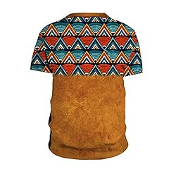 Mens Hide Belly Crew Neck Tops Bohemia Button Down