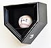 1 Baseball Ball Home Plate Display Case Holder Wall Rack Box w/98% UV Protection- Lockable