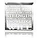 KATE POSH - The Difference Between a Successful Person and Others is not a Lack of Strength, nor a Lack of Knowledge, but Rather a Lack of Will - Keepsake and Paperweight