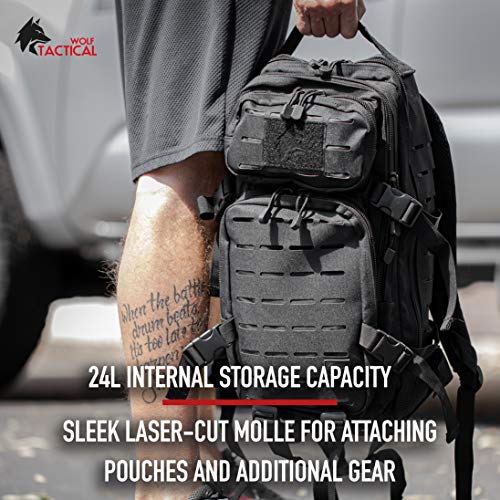 WOLF TACTICAL Molle Backpack Small Tactical Backpack Small Concealed