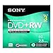 Sony 3DPW60DSR2HC 3-Pack 8cm DVD+RW Double Sided with Hangtab
