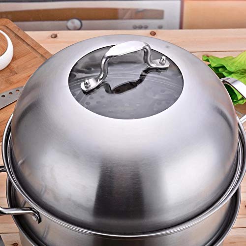2 Beeiee+Stainless+Diameter+Steamer+Electric