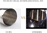 FUUHOMDY Cocktail Shaker Set 6 Pieces 750ml Stainless Steel 304 Bar Tools Gift view 3
