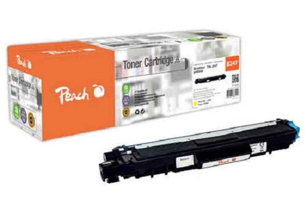 Peach Toner Module Yellow, Compatible with Brother TN-247Y