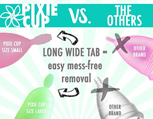 (Extra Large) Ranked 1 for Most Comfortable Menstrual Cup and Better Removal Stem Than All Other Brands - Every Cup Purchased One is Given to a Woman in Need!