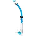 Cressi Adult Diving Dry Snorkel with Splash Guard and Top Valve - Supernova Dry: Designed in Italy