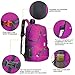G4Free Foldable Hiking Backpack 40L Lightweight Daypack For Travel Camping Outdoor With USB Port
