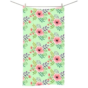 Amazon Kkk Tl フェイスタオル 可愛い 綺麗 花柄 タオル スポーツ